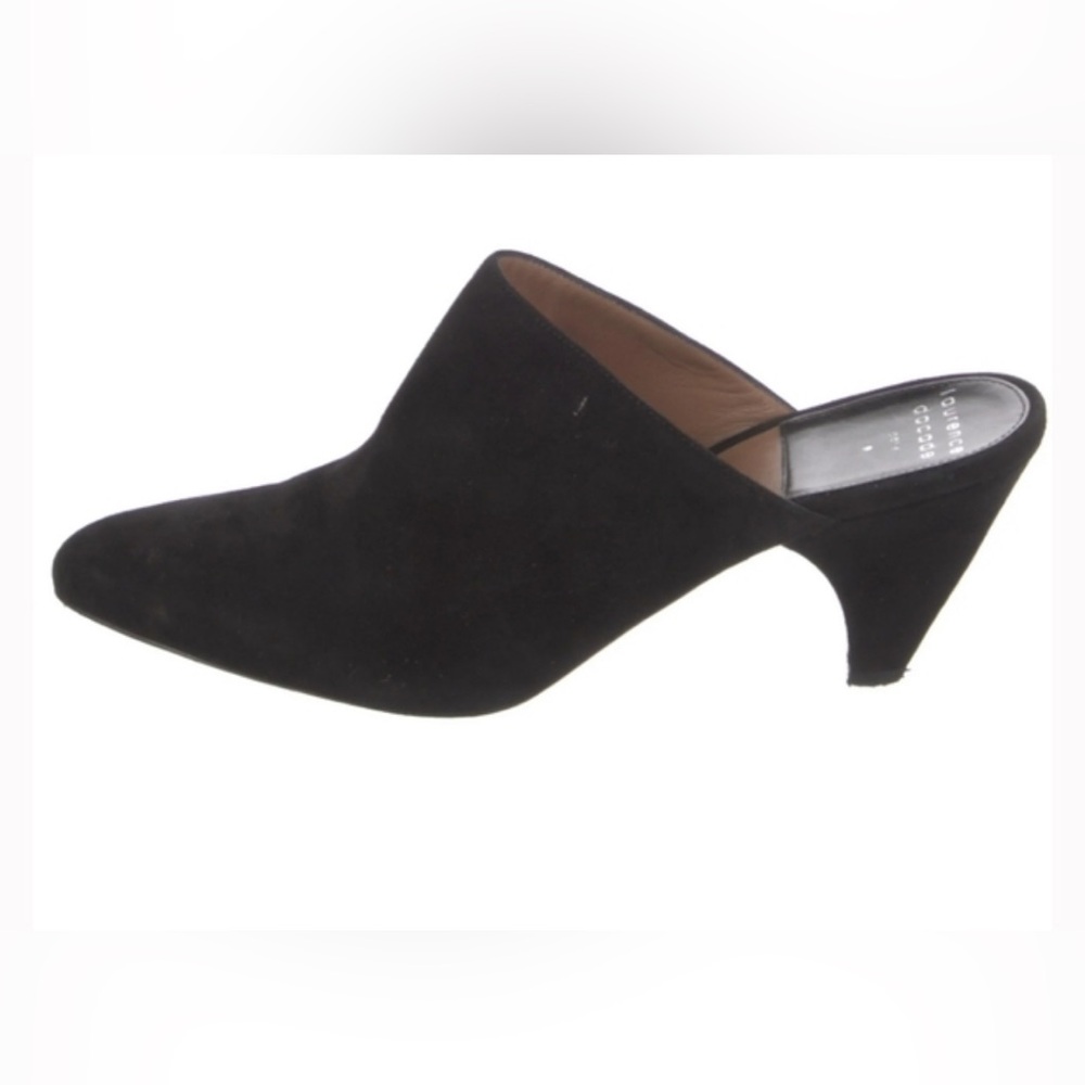 Laurence Dacade Black Mules Sleek Design
